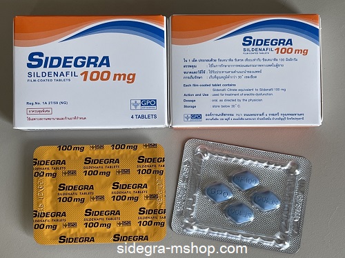 Sidegra ซิเดกร้าไวอากร้าไทย 100 mg (tablets) ราคาถูก