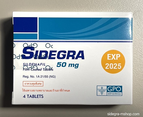 sidegra 50 mg ซิเดกร้า ไวอากร้าไทย